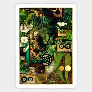 growing: a rainforest of music Sticker
